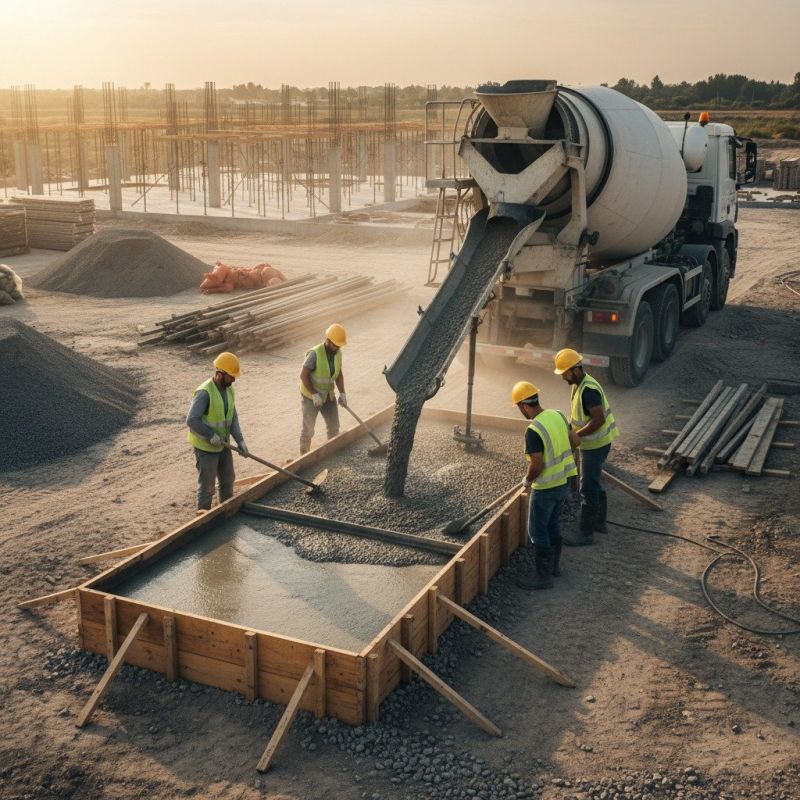 Commercial Concrete Delivery Vs. On-Site Mixing For Job Efficiency